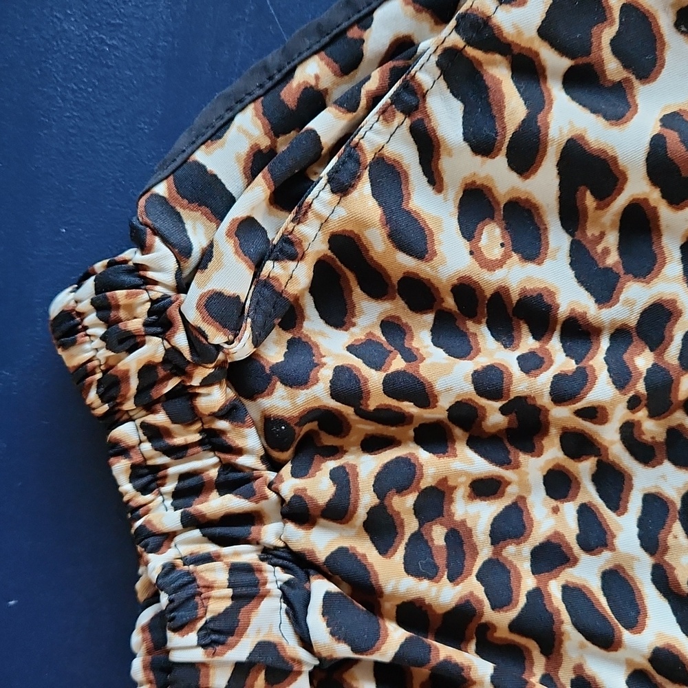 Cheetah print shorts